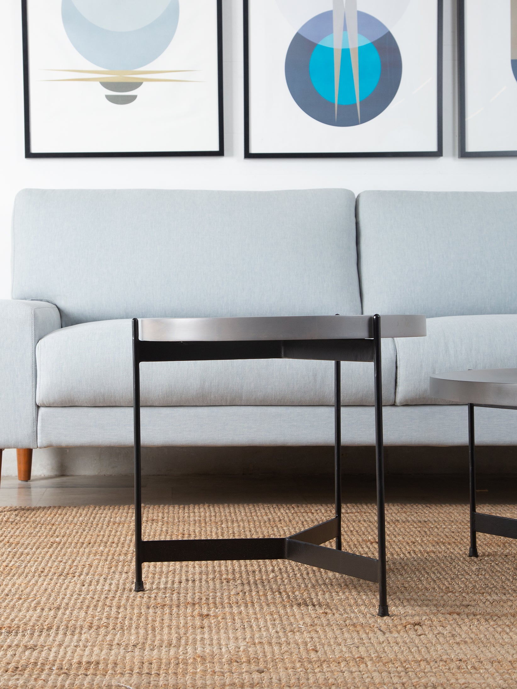 Ashley Coffee Table Grey Finish N SQUARE STUDIO